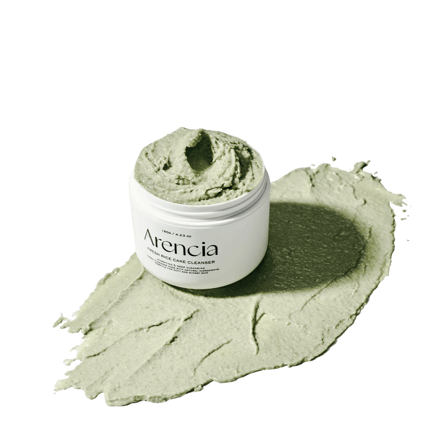 Arencia Fresh Green Rice Mochi Cleanser 120g – Korean gentle foaming face wash for sensitive skin, available at SkinStash.pk

