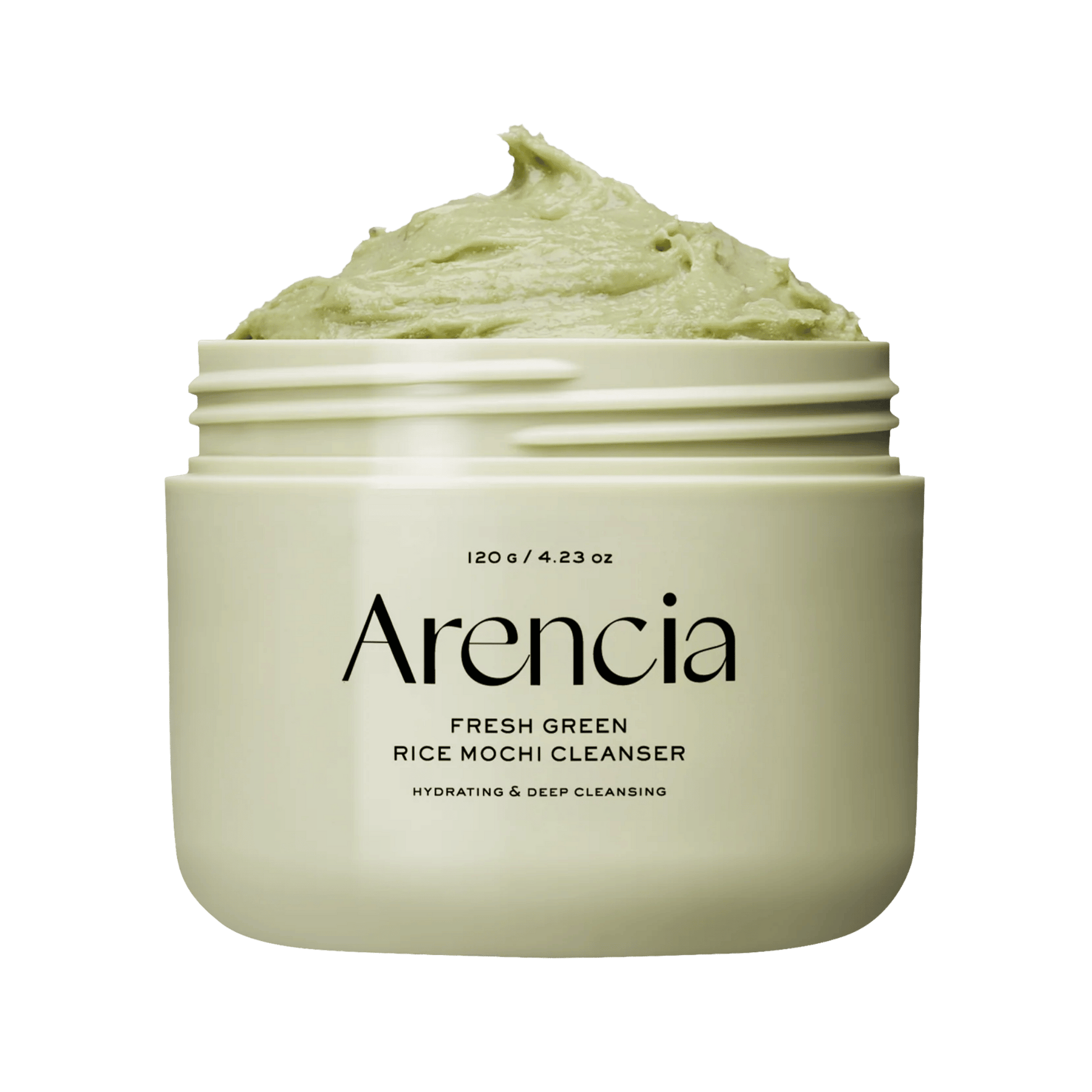 Arencia Fresh Green Rice Mochi Cleanser 120g – Korean gentle foaming face wash for sensitive skin, available at SkinStash.pk in best price

