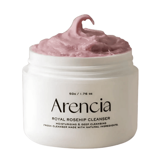 Arencia Fresh Rosehip Rice Mochi Cleanser 120g – Brightening facial cleanser with rosehip and rice for smooth, glowing skin