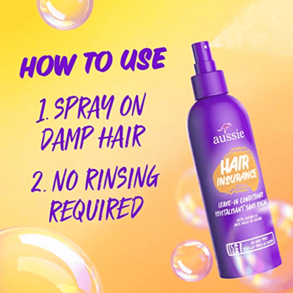 Aussie Hair Insurance Leave in Conditioner with Jojoba Oil All Hair Types (236 Ml)
