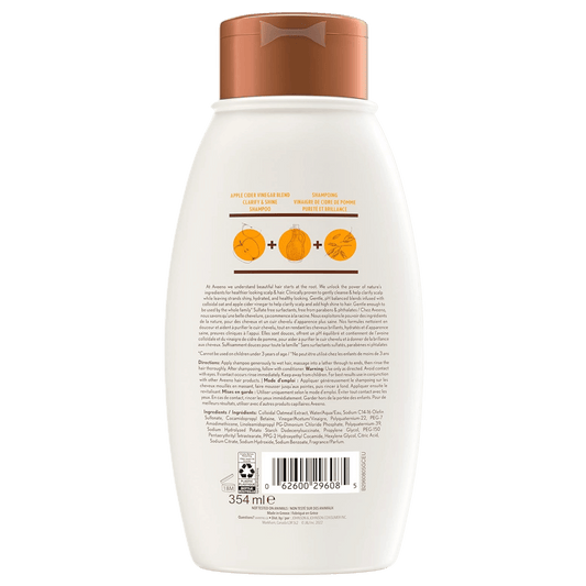 Imported Aveeno Apple Cider Vinegar Clarifying Shampoo 