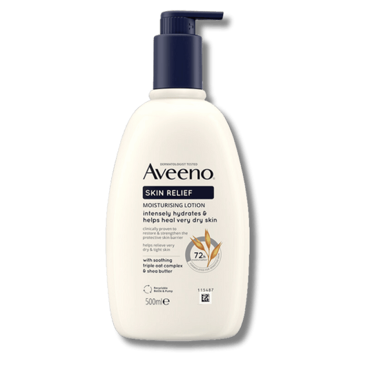 Buy Aveeno Skin Relief Moisturising Lotion (500ml) In SkinStash!