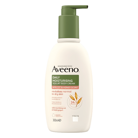 Aveeno Daily Moisturising Yogurt Body Cream with Apricot & Honey Scent  Available In Pakistan Buy Online