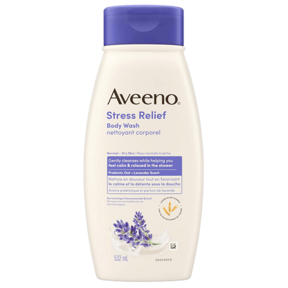 Buy Online Aveeno Stress Relief Body Wash for Normal Skin 