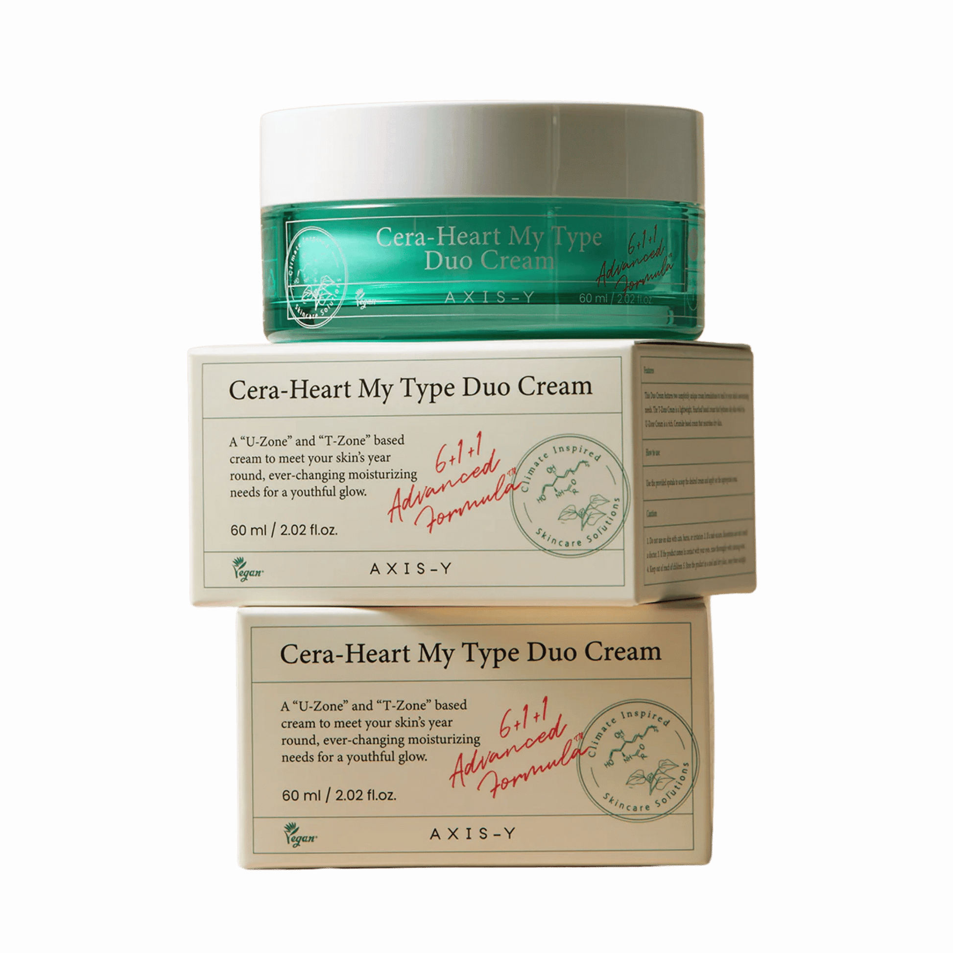 Axis-Y Cera-Heart My Type Duo Cream (60ml) available at skinstash.pk