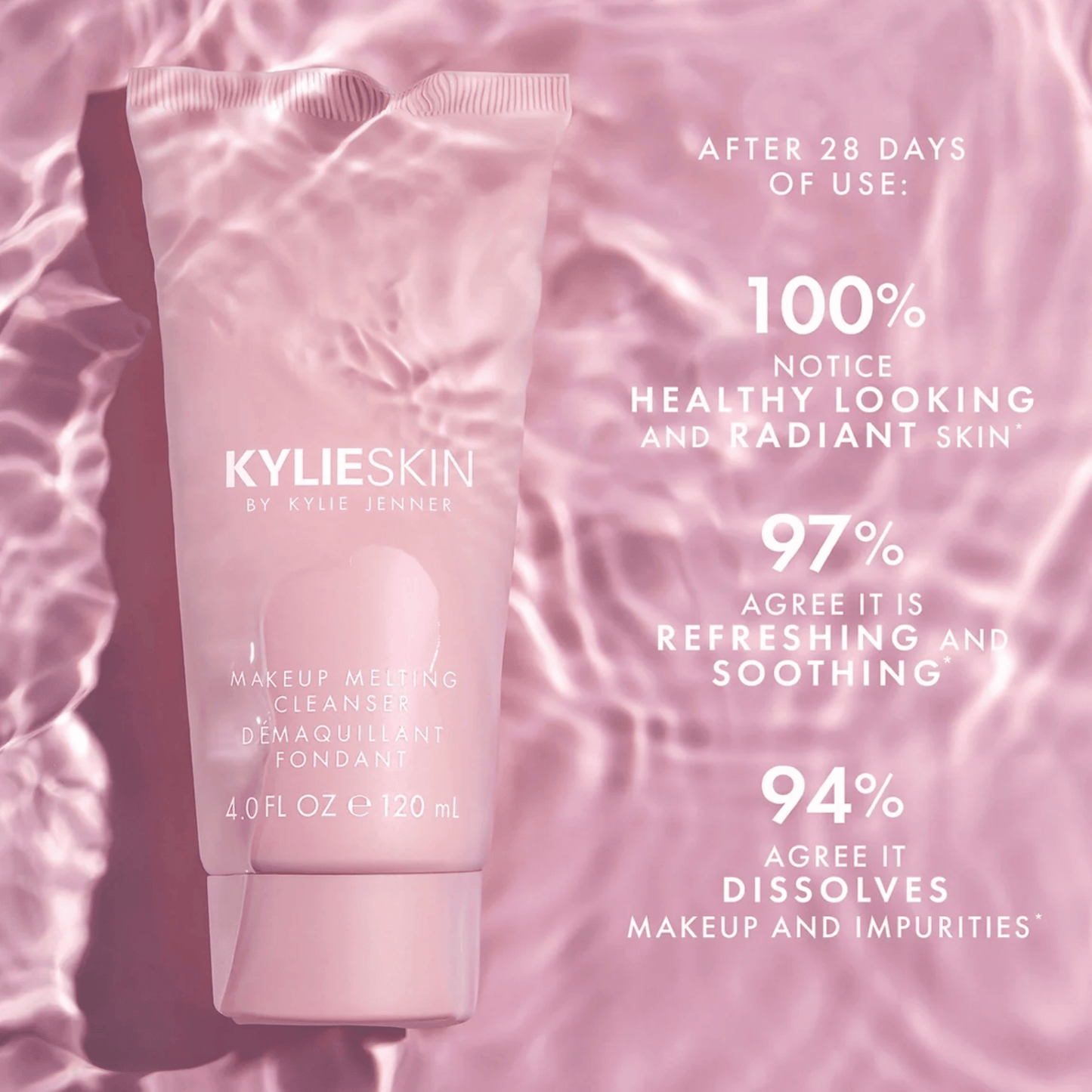 KylieSkin Makeup Removal Cleanser 120ml - Soft, Effective Cleanser for Sensitive Skin in Pakistan