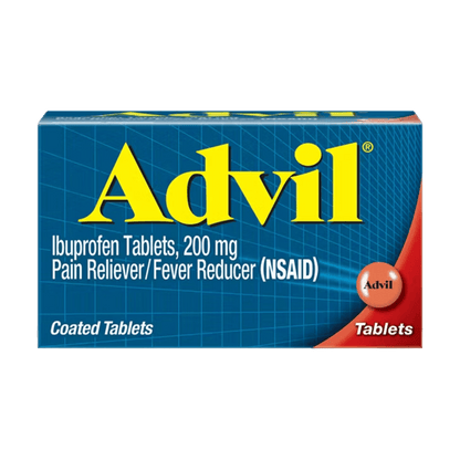 Advil 200 mg Ibuprofen Pain Reliever, Fever Reducer, 200 Tablets - For Headaches and Body Pain