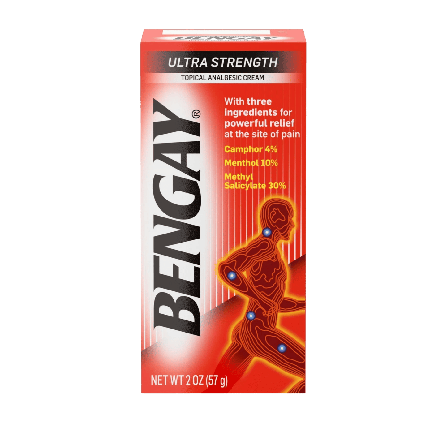 BENGAY Ultra Strength Topical Analgesic Cream (57g) – Powerful pain relief cream for muscle aches, joint pain, backache, and arthritis – Available at SkinStash.pk