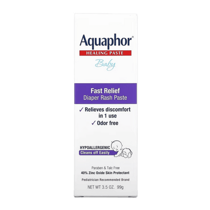 Buy Online From SkinStash Aquaphor Fast Relief Diaper Rash Paste (99g)