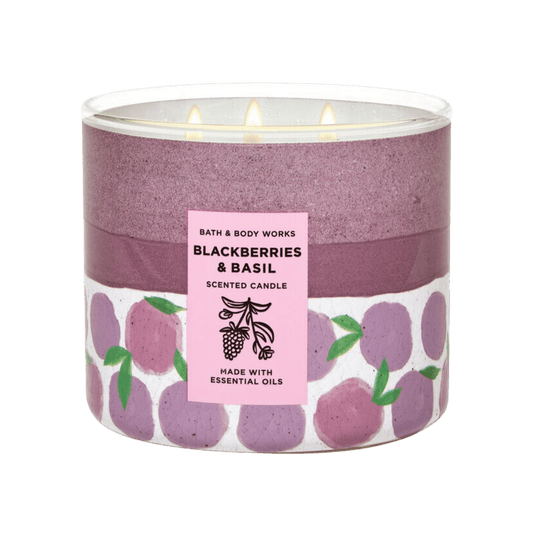 Blackberries & Basil 3 Wick Candle for sale in Pakistan