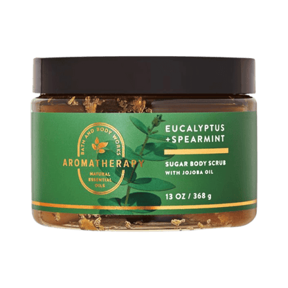 Bath & Body Works Aromatherapy Sugar Scrub – Eucalyptus Spearmint 368g Jar Available at Skinstashpk
