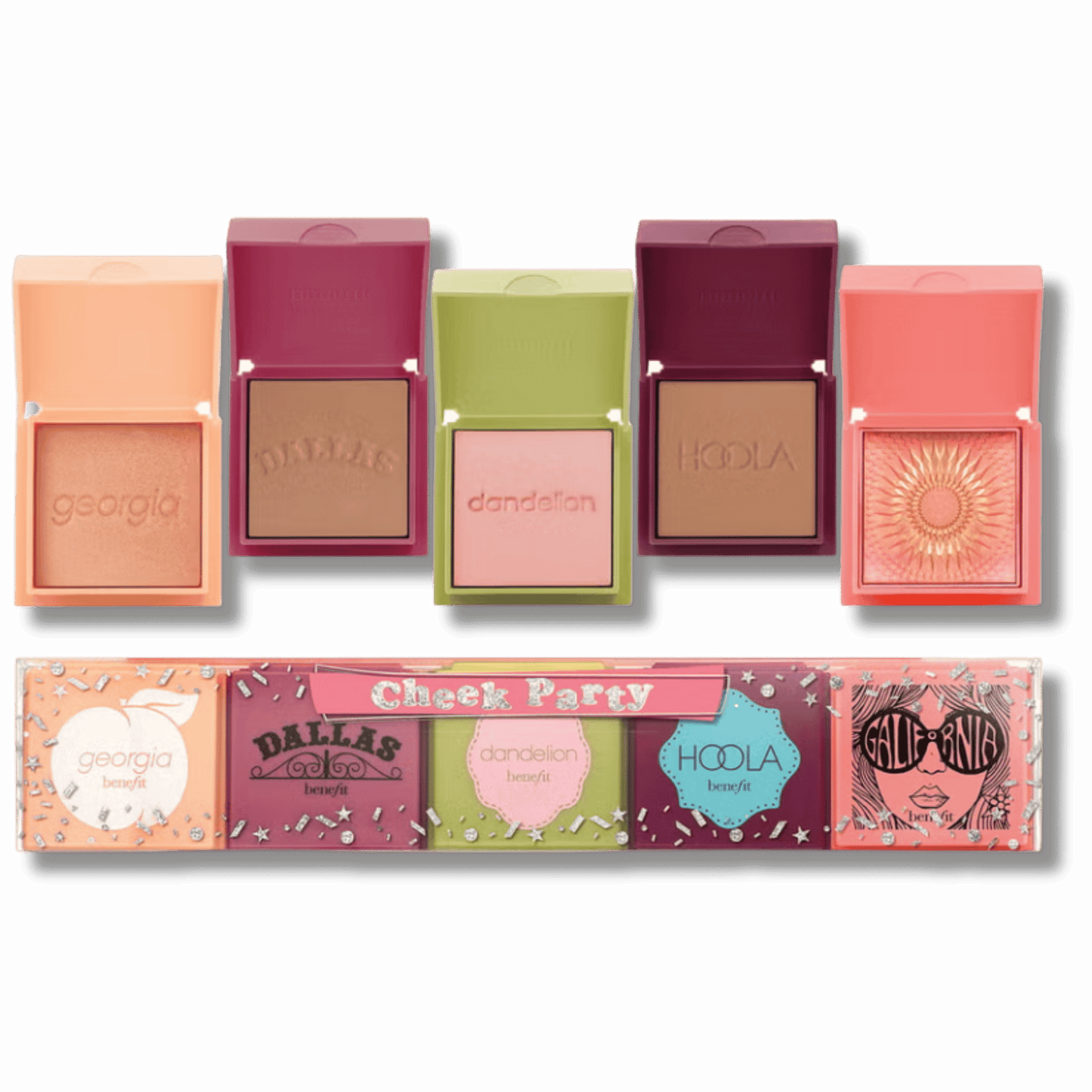 Benefit Cosmetics Cheek Party Set (5x4.0g)