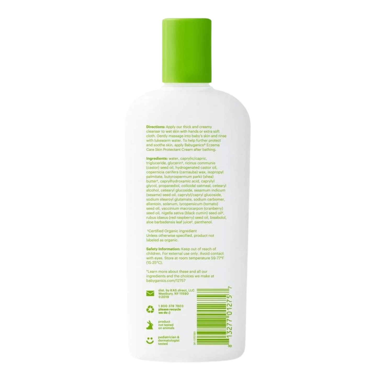 Babyganics Moisturizing Cream Cleanser (236ml)