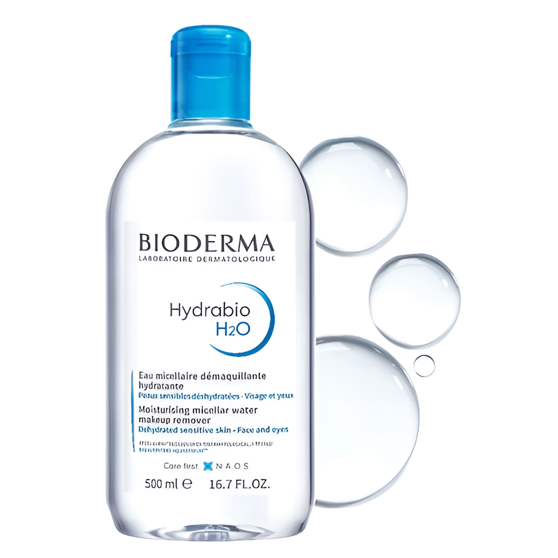 Bioderma Hydrabio H2O Micellar Water Cleanser for Dry Skin (500ml) available in pakistan at SkinStash