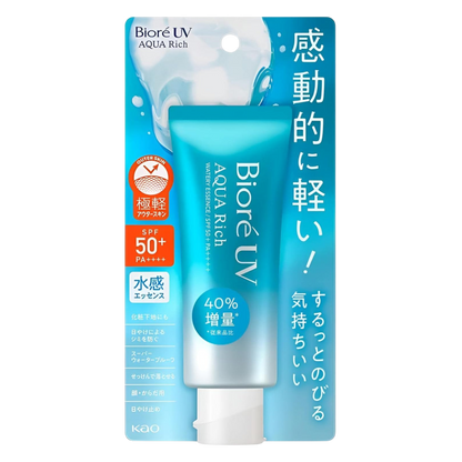 Biore UV Aqua Rich Watery essence SPF50+ 70g available at skinstash