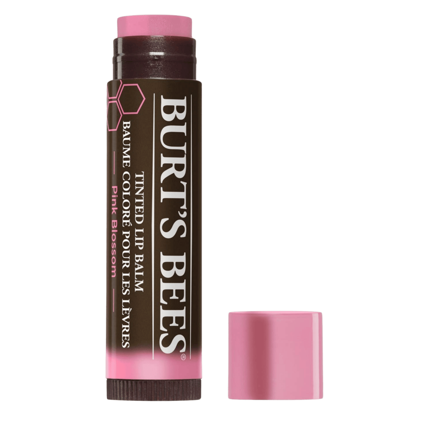 Burts Bees Natural Tinted Lip Balm Pink Blossom