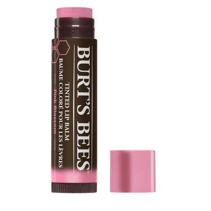 Burts Bees Natural Tinted Lip Balm Pink Blossom