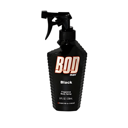 Bod Man Black Fragrance Body Spray (236ml) – Long-lasting, bold, and masculine body spray with an intense fragrance – Available at SkinStash.pk