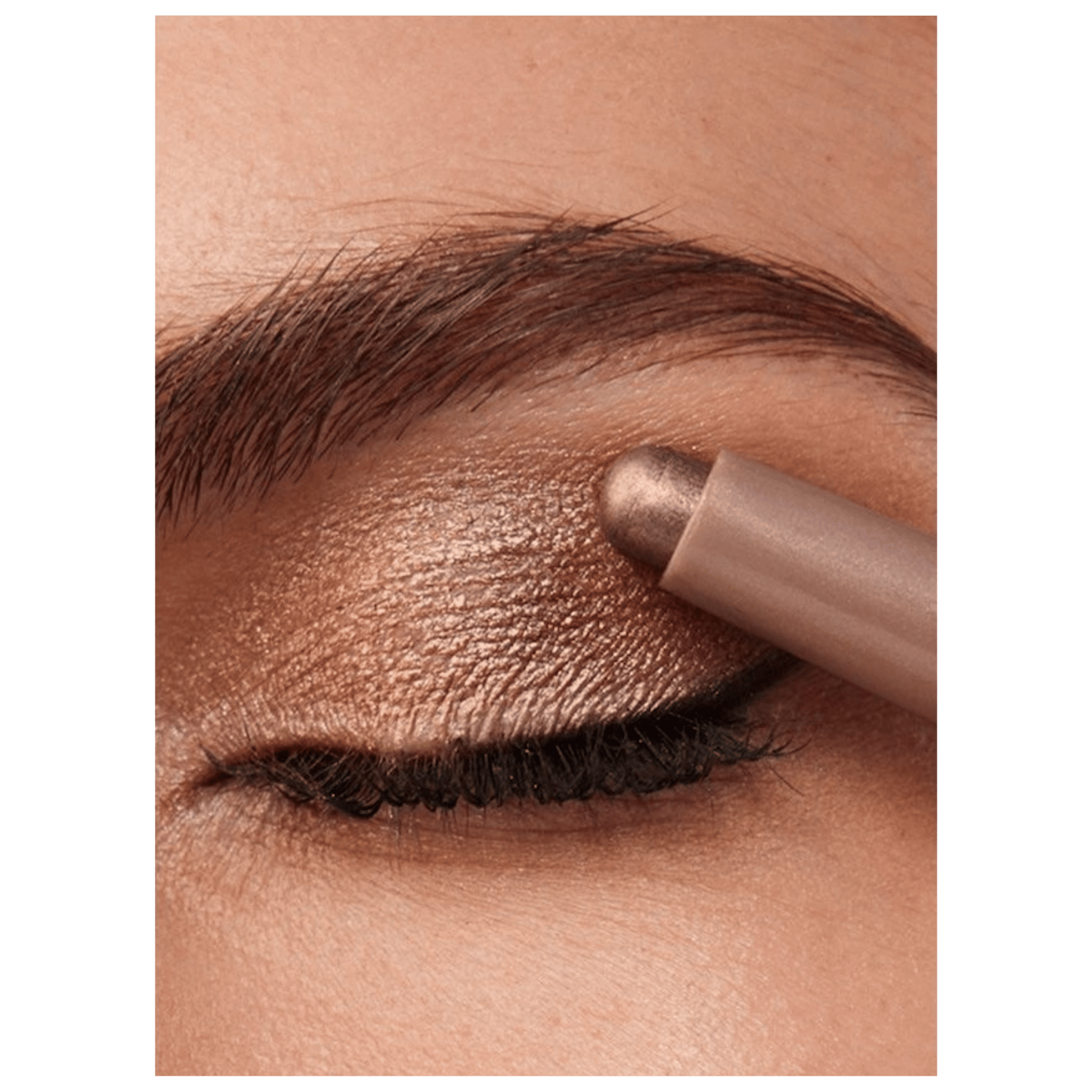 Eyebrow pencil being used on a person's eyebrow  available at skintash.pk