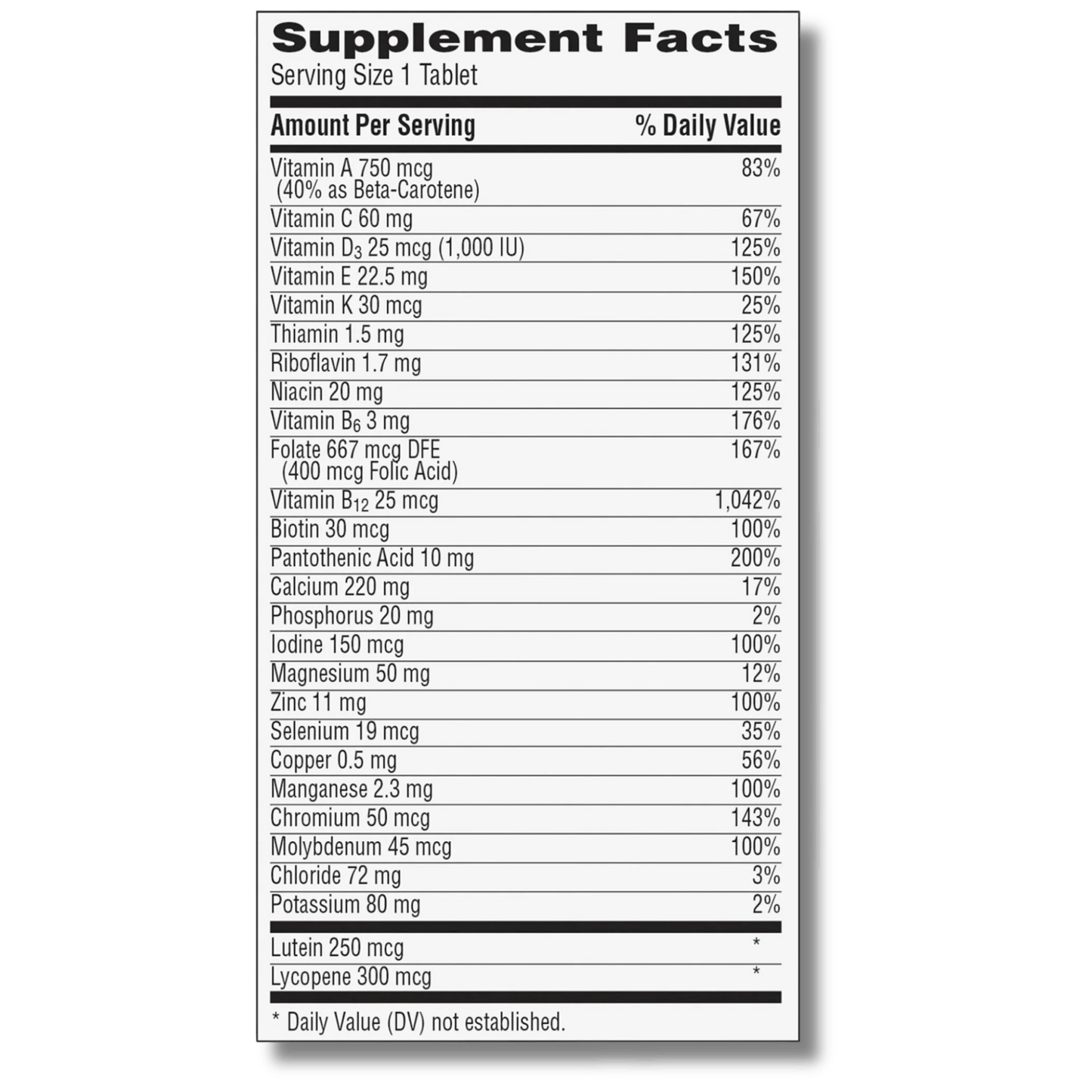 Centrum Silver Adults 50+ Multivitamins, 80Ct