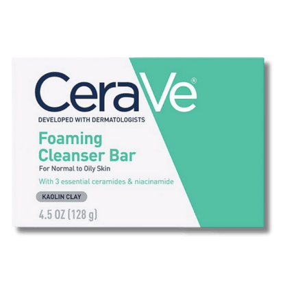 Buy CeraVe Foaming Cleanser Bar For Normal To Oily Skin (128g) In Pakistan.