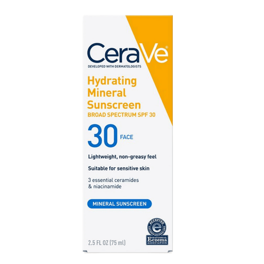 CeraVe Hydrating Mineral Sunscreen Face
