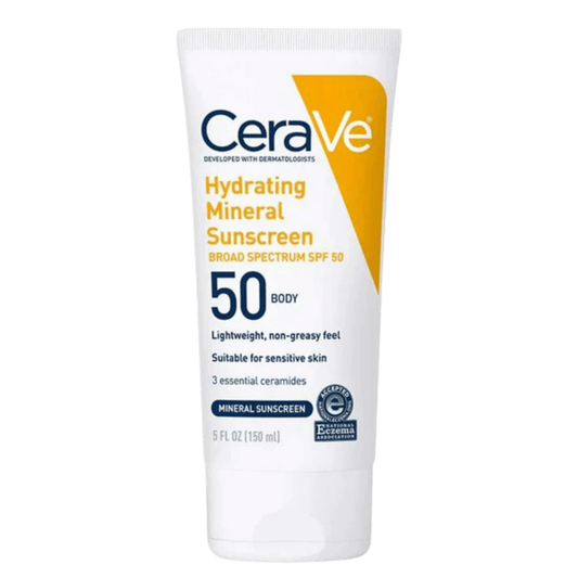 Buy CeraVe Hydrating Mineral Sunscreen SPF 50 Body in Pakistan!