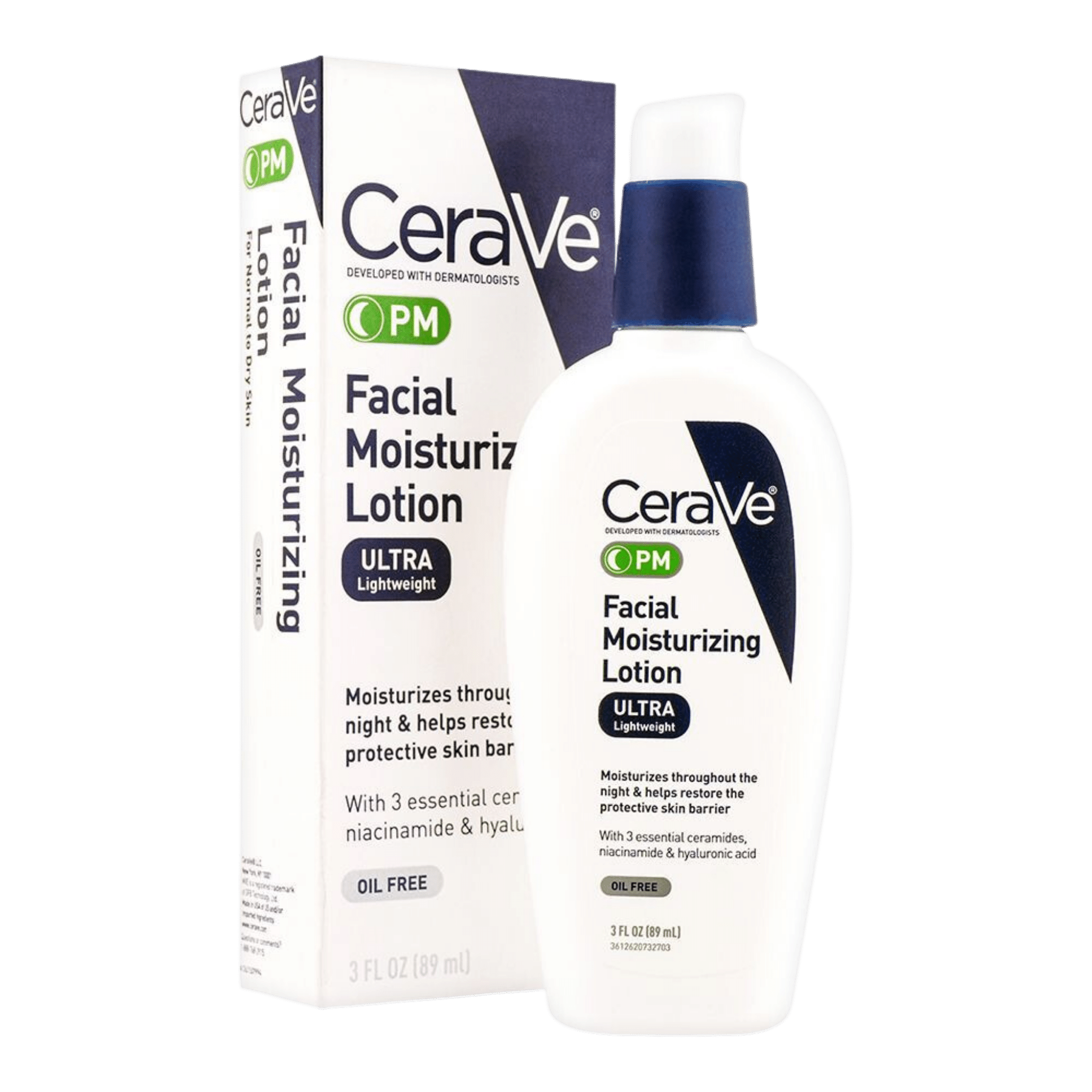 CeraVe PM Facial Moisturizing Lotion Ultra Lightweight SkinStash CeraVe PM Facial Moisturizing Lotion Ultra Lightweight SkinStash