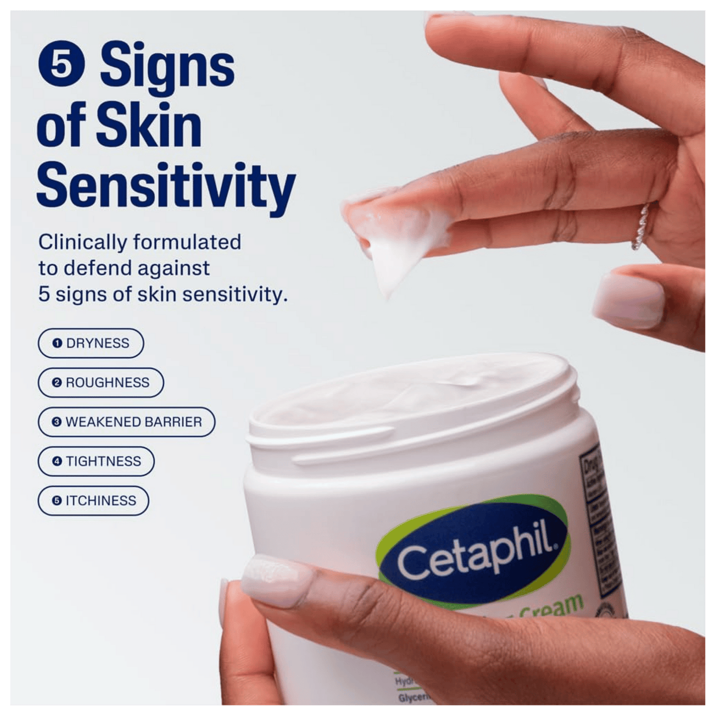 Imported Cetaphil Moisturizing Cream with Sweet Almond Oil and Glycerin