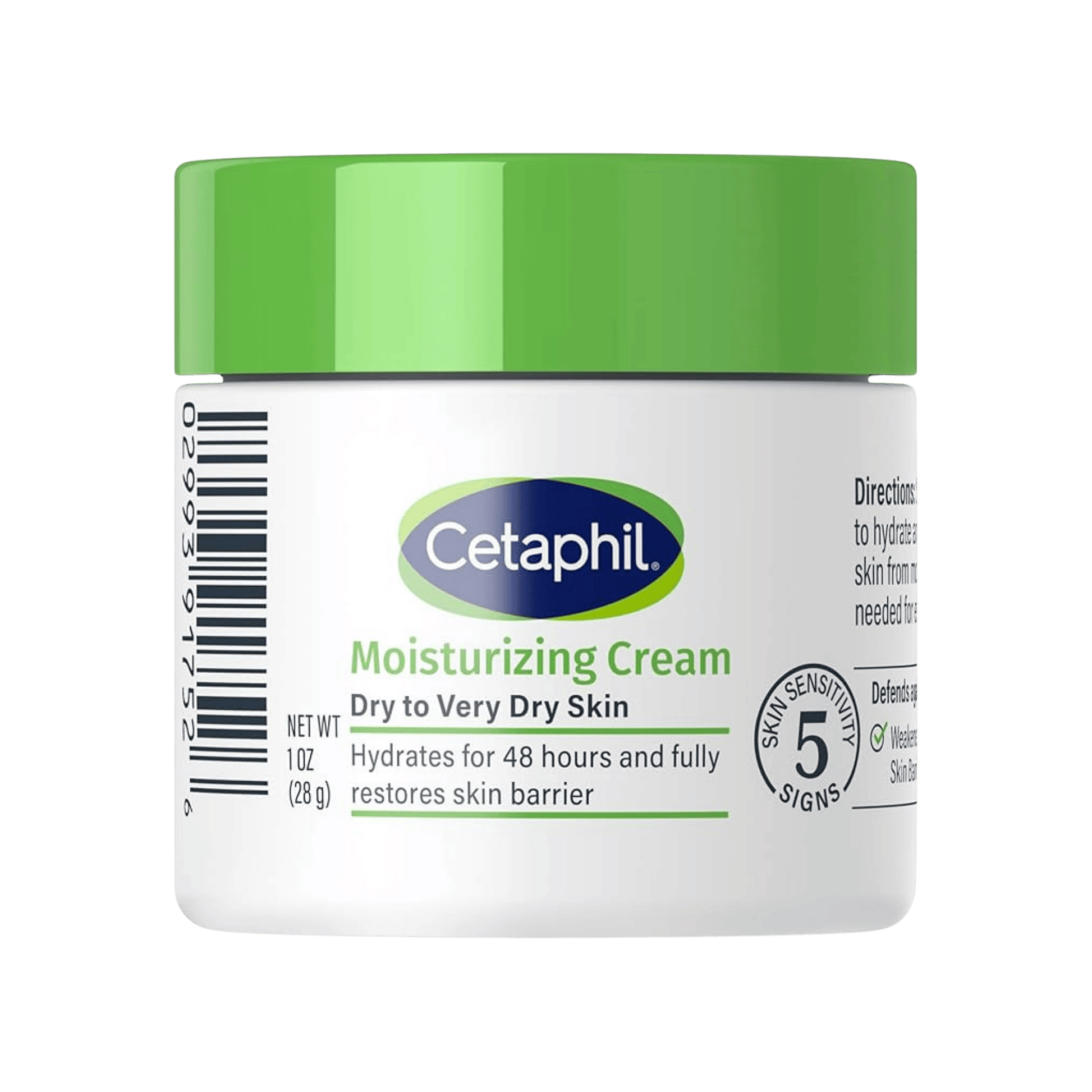 Cetaphil Moisturizing Cream 28g – rich, non-greasy moisturizer for long-lasting hydration of dry and sensitive skin at Skinstash.pk