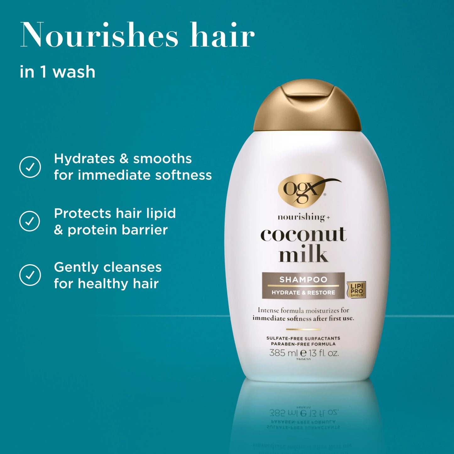 OGX Coconut Milk Shampoo (385ml)