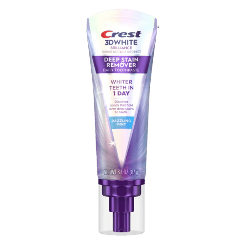Buy Online Crest 3DWhite Brilliance Deep Stain Remover Dazzling Mint Toothpaste In Pakistan