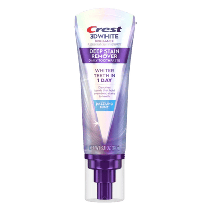 Buy Online Crest 3DWhite Brilliance Deep Stain Remover Dazzling Mint Toothpaste In Pakistan