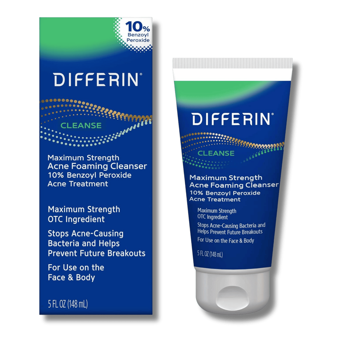 Buy Differin 10% Benzoyl Peroxide Acne Foaming Cleanser (148ml) In Pakistan From SkinStash!