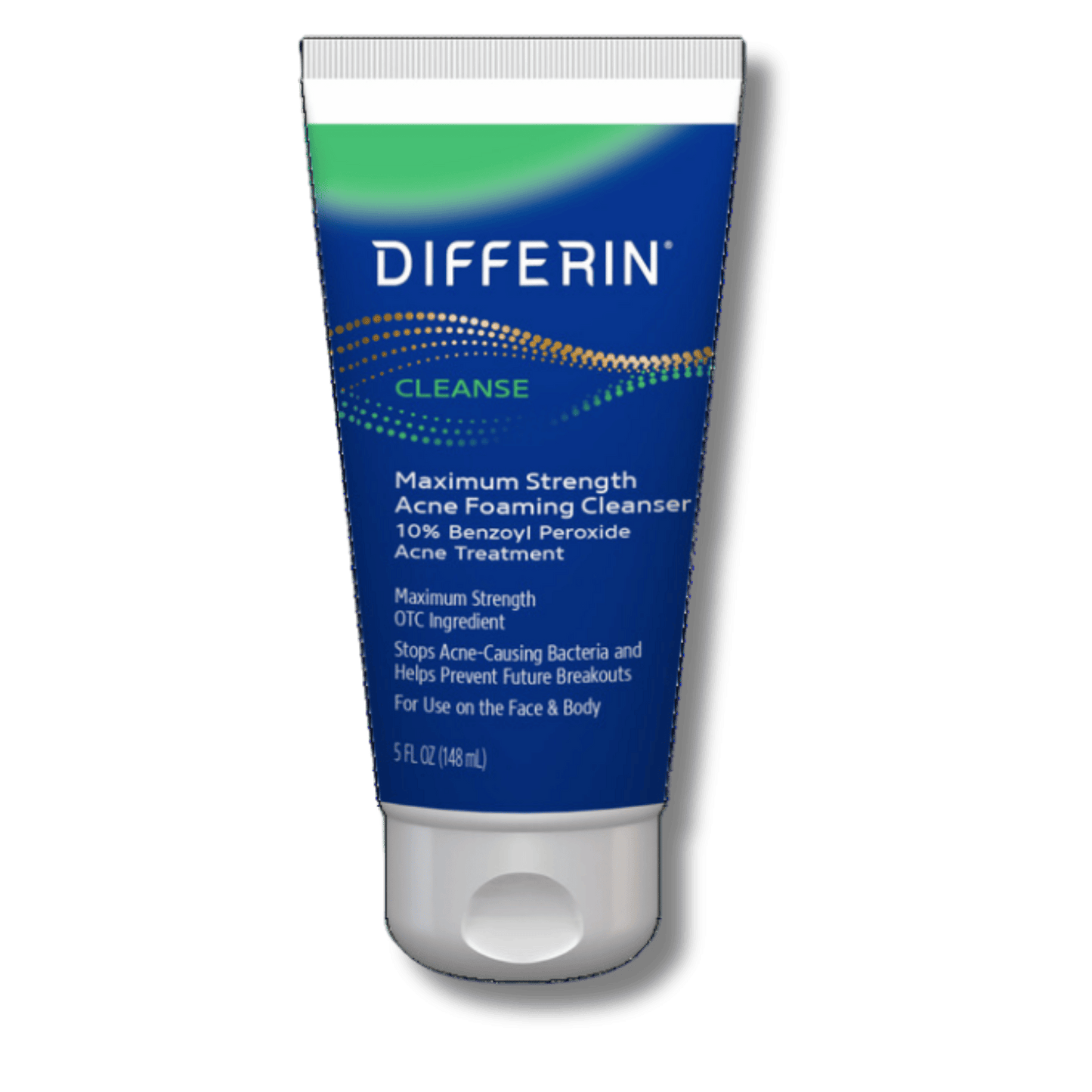 Differin 10% Benzoyl Peroxide Acne Foaming Cleanser (148ml)