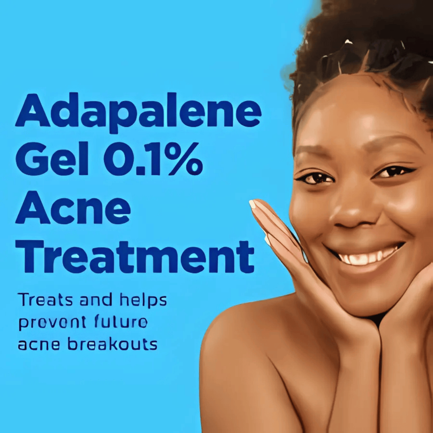 Differin Gel Adapalene Gel 0.1% Acne Treatment (15g)