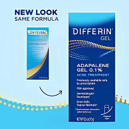 Differin Gel Adapalene Gel 0.1% Acne Treatment (15g)