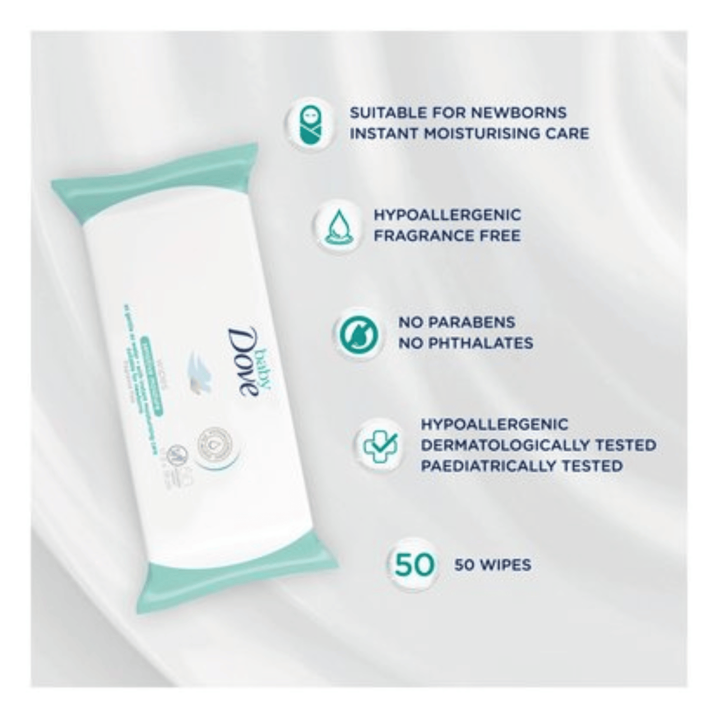 Best Quality Dove Baby Wipes, Sensitive Moisture in Pakistan