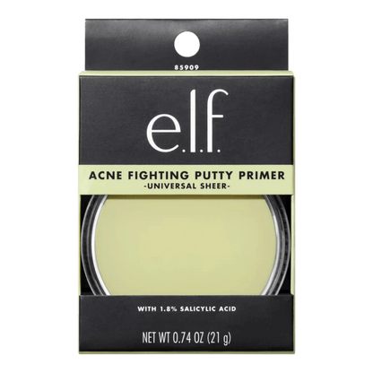 ELF Acne Fighting Putty Primer 1.8% Salicylic Acid 85909 (21g)