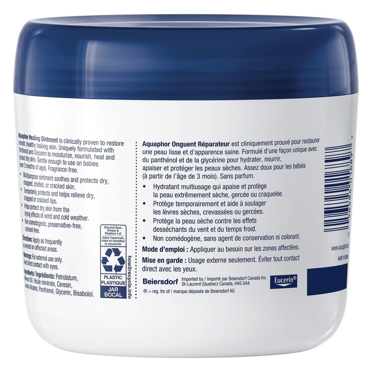 Original  Eucerin Aquaphor Multi-Purpose Healing Ointment 