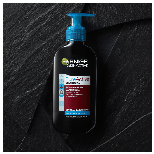 Original Garnier Pure Active Charcoal Cleansing Gel