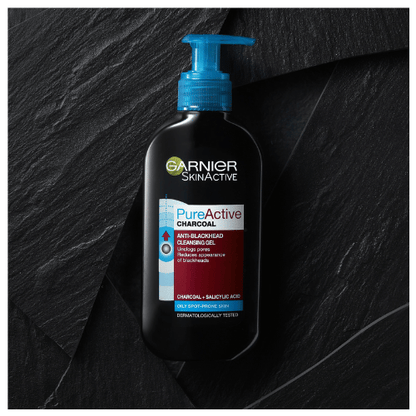 Original Garnier Pure Active Charcoal Cleansing Gel