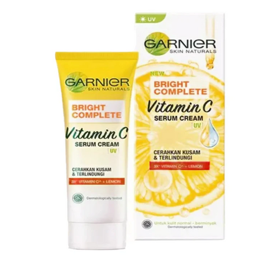 Garnier Bright Complete Vitamin C Serum Cream Uv (40ml) available at skinstash.pk