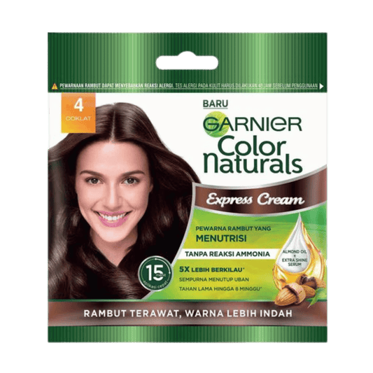 Garnier Color Natural Express Cream 4 Coklat (20 ml) available at skinstash.pk