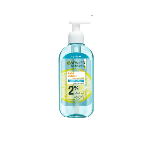 Buy Online Garnier Fast Clear [2%] Salicylic Acid & Vitamin C Anti-Acne Gel Wash in Pakistan 