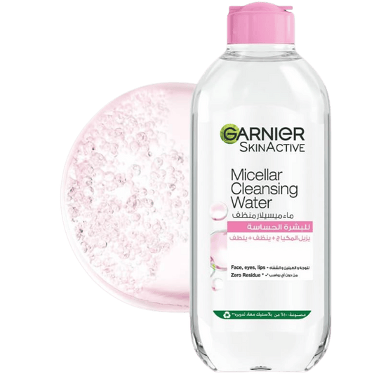 Garnier Skin Active Micellar Cleansing Water All-in-1 Makeup Remover & Cleanser (400ml) available in pakistan at SkinStash