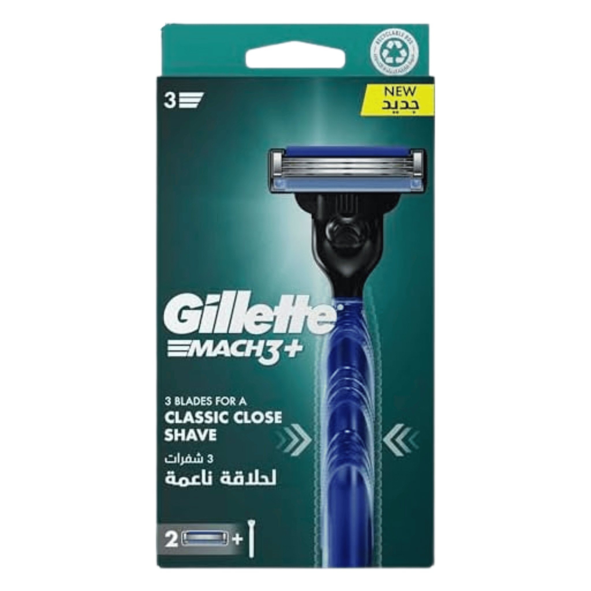 Gillette Mach3+ Triple Blade Razor – Buy Online in Pakistan – SkinStash