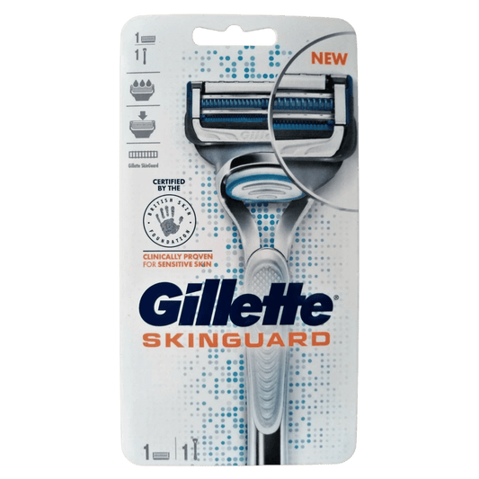 Gillette SkinGuard Razor with 1 Blade – Gentle shave for sensitive skin, reduces irritation and protects against razor bumps