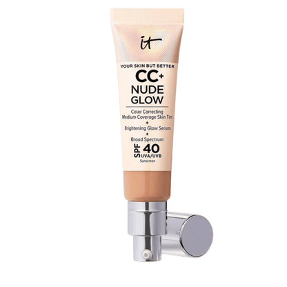 Buy IT Cosmetics CC+ Nude Glow Lightweight Foundation + Glow Serum SPF 40 Online From Skinstash!