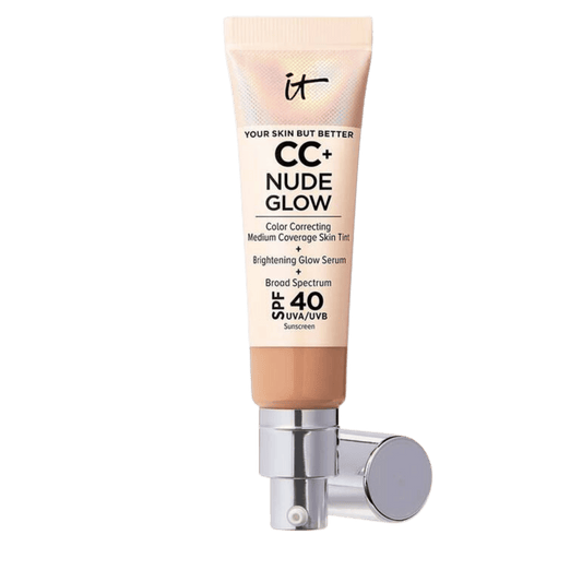 Buy IT Cosmetics CC+ Nude Glow Lightweight Foundation + Glow Serum SPF 40 Online From Skinstash!